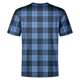 McKay Blue Tartan Crest T-shirt